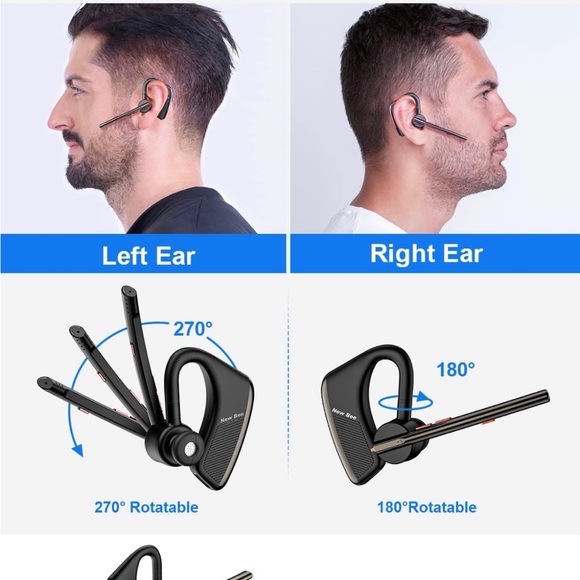 Bluetooth headset, wireless with display charging case - Picture 6 of 7